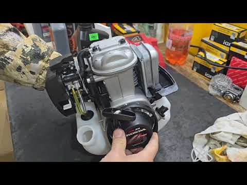 Видео: Honda gx 35 копия из Китая