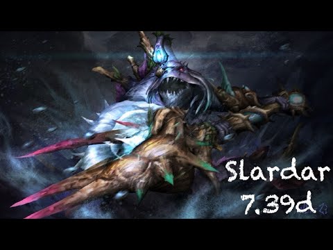 Видео: Slardar 7.39d gameplay. Гайд на Слардара