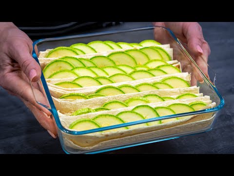 Видео: КАБАЧКИ + ЛАВАШ❗ СОХРАНЯЙТЕ РЕЦЕПТ❗Я могу есть это блюдо хоть каждый день❗