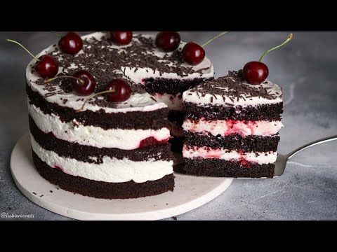 Видео: Знаменитый ТОРТ ЧЕРНЫЙ ЛЕС/ Шоколадный торт с вишней и взбитыми сливками/ РЕЦЕПТ торта ЧЕРНЫЙ ЛЕС