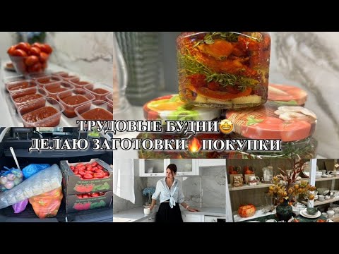 Видео: ТРУДОВЫЕ БУДНИ! БЕЗ НИХ НИКУДА! ДЕЛАЮ ЗАГОТОВКИ! ПОКУПКИ! УБОРКА В ДЕТСКОЙ! Будни Мамы Влог