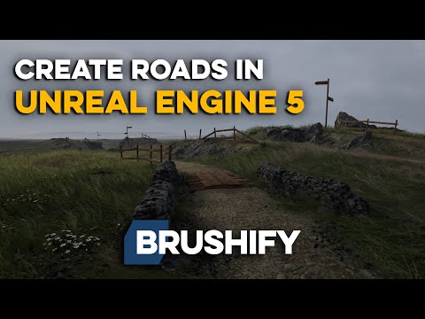 Видео: Brushify: Bootcamp — дорожные сплайны в Unreal Engine 5
