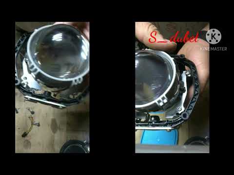 Видео: Установка BIled модулей в MERCEDES ML164!!!