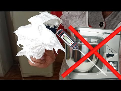 Видео: РУЧНЫМ МИКСЕРОМ И БЕЗ ТЕРМОМЕТРА: БЕЛКОВЫЙ ЗАВАРНЫЙ КРЕМ | ХОРОШИЙ РЕЦЕПТ #бзк