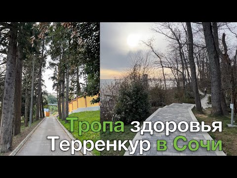 Видео: Тропа здоровья в Сочи. Терренкур от Мацесты до центрального стадиона.