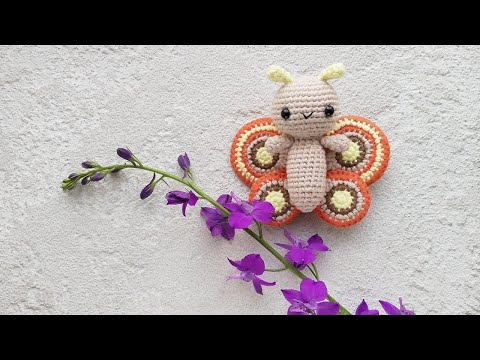 Видео: мастер-класс: вязаная БАБОЧКА, часть 1