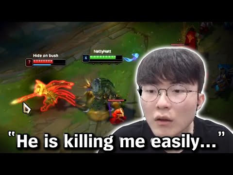 Видео: Первый опыт Fakers против NattyNatt Rengar