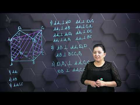 Видео: Түзу мен жазықтықтың перпендикулярлығы. Практикалық бөлім. 10 сынып.