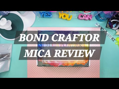 Видео: 353/ Посмотрите мою новую идею образца цвета и обзор BOND CRAFTOR MICA #resinart #tutorial #resin