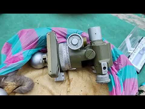Видео: Вивірка бусолей за еталонною бусоллю. ПАБ 2М. Польська бусоль. Компас бусолі.