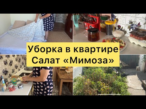 Видео: Уборка в квартире. Готовлю салат «Мимоза»