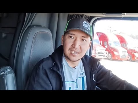 Видео: АКШ/Адилет иниме Вольво жактыбы же Фредлайнер?😃🇰🇬🇰🇬👍👍