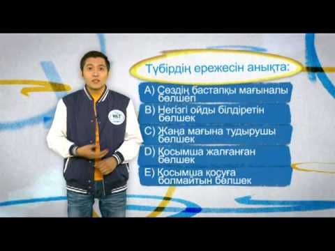 Видео: «ҰБТ: дайындалудың тың әдісі». Сөзжасам тақырыбы.