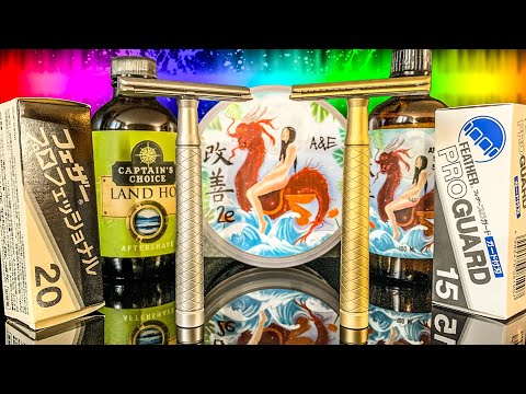 Видео: 💈 Уникальное бритье китайскими бритвами Shield с японскими лезвиями Feather AC | советы для мужчин