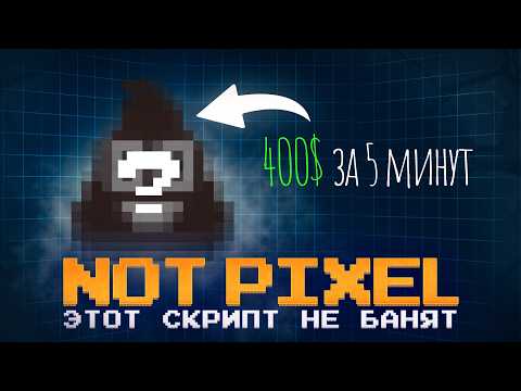 Видео: Как я фармлю 3000 $PX каждый день | Скрипт для NotPixel, BLUM