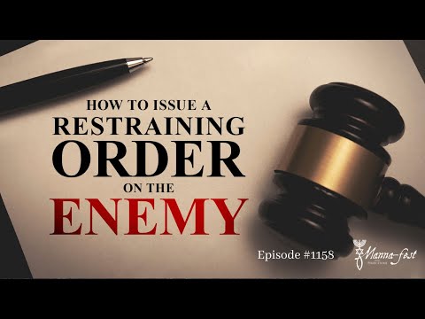 Видео: Как выдать запретительный судебный приказ в отношении врага | Эпизод № 1158 | Перри Стоун