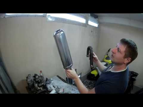 Видео: Yamaha YZ450F ремонт глушителя!