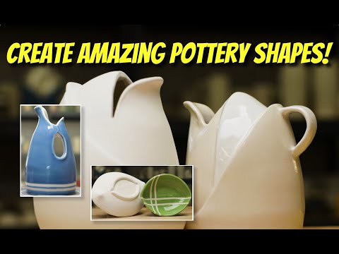 Видео: Изменение форм керамических изделий - ТРЮКИ Pottery Illusion!!