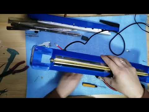 Видео: Ремонт запайщика Запайщик пакетов не паяет не работает