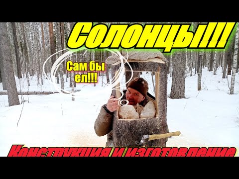 Видео: Лучший солонец для лося!!! Конструкция, изготовление за 10 минут!!!
