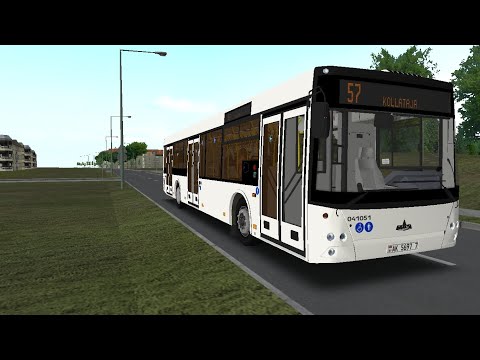 Видео: OMSI 2 Projekt_Szczecin 4.0 Маршрут 57 на МАЗе 203