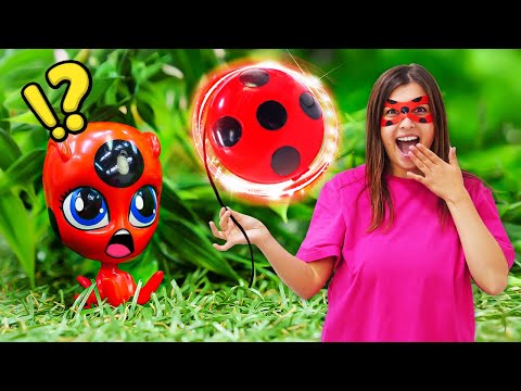 Видео: Тикки потеряла Маринетт! Ищем игрушки по подсказкам – Игры в куклы Леди Баг