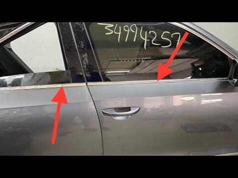 Видео: Как снять и заменить хром молдинг Фольксваген пассат б7 🇺🇸