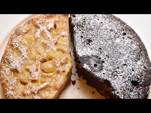 Видео: ДВА простых ПИРОГА В МУЛЬТИВАРКЕ без яиц. С вишней и с яблоками