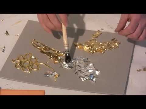 Видео: Курс Золочения: 11 - Золочение рельефов