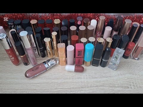 Видео: Все мои декоративные средства для губ (помады и блески)💄