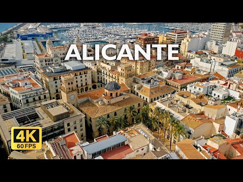 Видео: Полёт над Аликанте (4K 60fps) под Chill House музыку