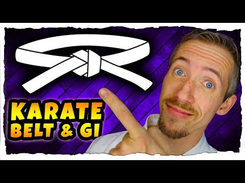 Видео: Как легко завязать пояс для карате / Как надеть кимоно для карате