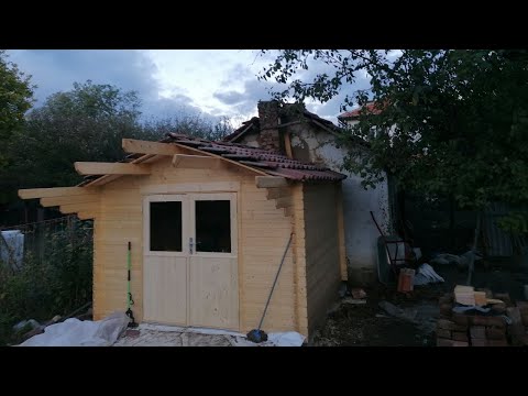 Видео: Строим ДЪРВЕНА КЪЩИЧКА ден 1