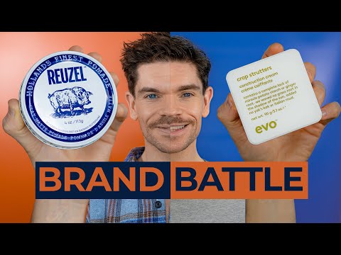 Видео: Reuzel Clay Matte Pomade против EVO Crop Strutters | Битва брендов