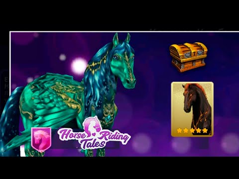 Видео: Открытие сундуков в Horse Riding Tales & Star Equestrian