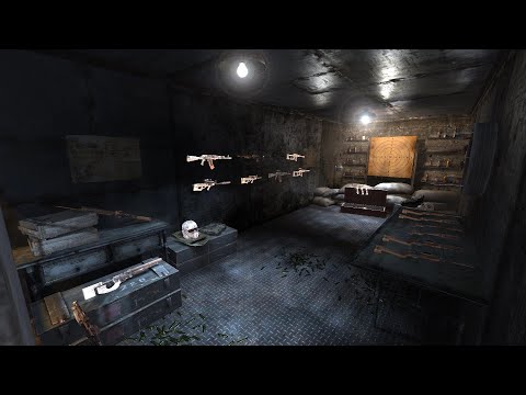 Видео: Всё оружие и костюмы  на ВДНХ  .Metro 2033 Mod All weapons.  Обзор