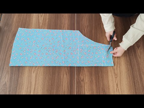 Видео: 🎊 Удивительный шитьё, которое станет спасением для всех, используя всего 90 см ткани 💯