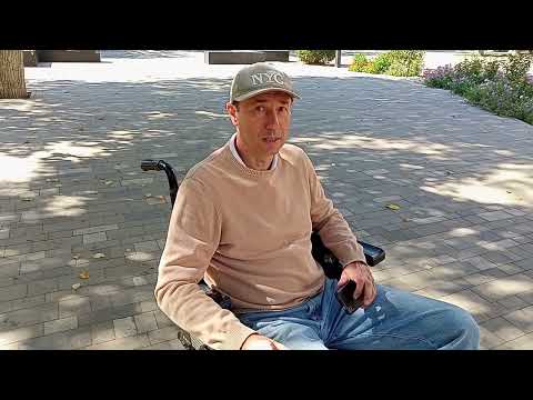 Видео: Тест дальности пробега инвалидной коляски с пассажиром 110кг на АКБ LiFePo4 24в 25Ач