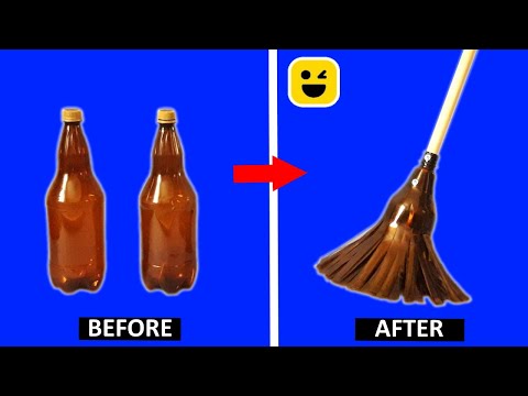 Видео: Робимо вінник з пластикових бутилок// Making a broom out of plastic bottles