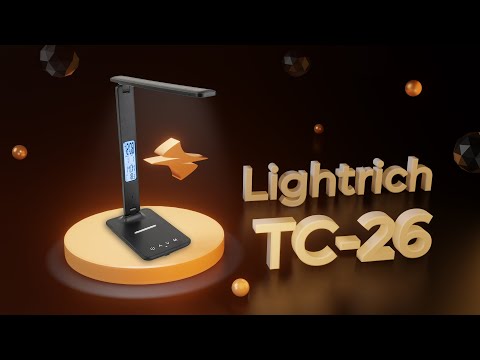 Видео: Настольная лампа с аккумулятором Lightrich TC26