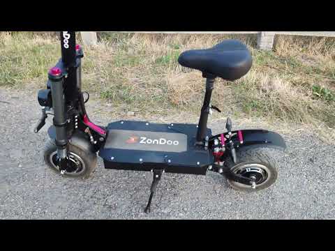 Видео: Электросамокат Zondoo Zo03 plus 6000W. Часть вторая. Первая 1000 км пройдена
