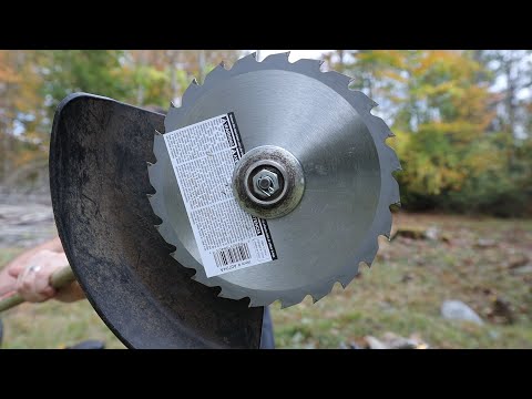 Видео: Установка пильного диска на триммер