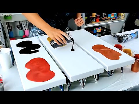 Видео: Мои самые любимые техники рисования металлическим акрилом!