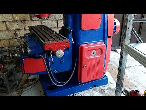 Видео: Станок готов к работе. Фрезерный 6м12п