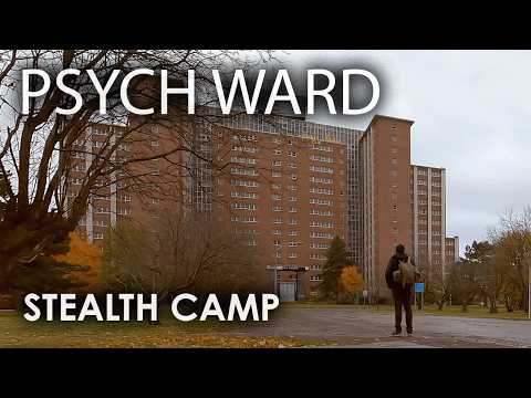 Видео: Я тайно разбил лагерь в одиночку за заброшенным психиатрическим отделением (МОЩНАЯ гроза)