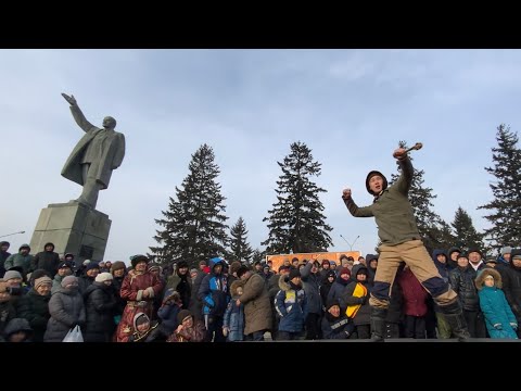 Видео: 10 февраля 2024 г. Шагаа Тыва разбивание кулаком хребтовой кости «Хендирбе кагар»