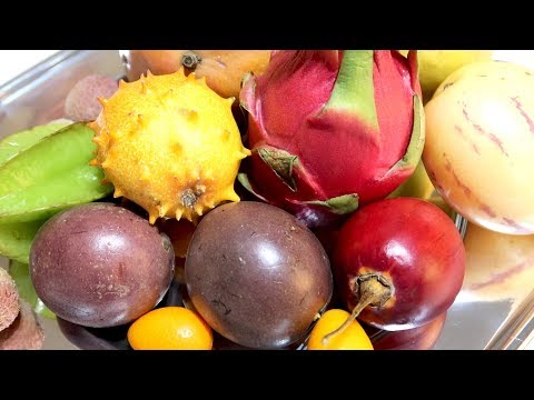 Видео: ПРОБУЕМ ИНОСТРАННЫЕ ЭКЗОТИЧЕСКИЕ ФРУКТЫ !!!