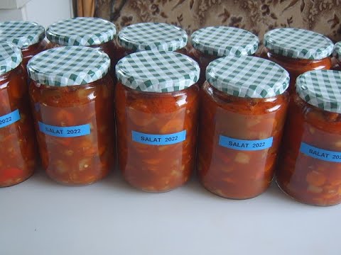 Видео: Овощной салат на зиму, очень вкусный. Маринкины творинки. Всем МИРА и Добра!