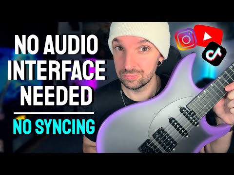 Видео: САМЫЙ ПРОСТОЙ способ профессионально записать гитару для видео на Youtube/TikTok