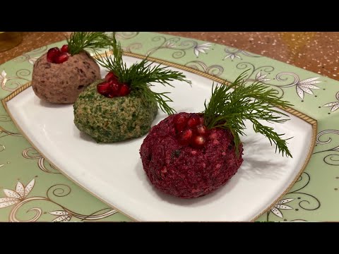 Видео: Новогодняя закуска #ПХАЛИ грузинская кухня Amazing appetizer PHALI Georgian cuisine tasty and simple